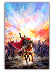 Asgard viking print poster